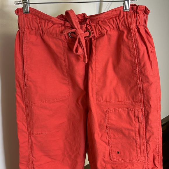 Free People Movement Red Elastic Waist Cargo Pants- M - Picture 4 of 8